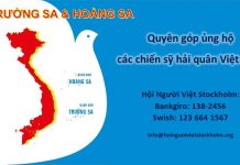 Quyên góp vì Trường Sa và Hoàng Sa